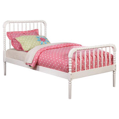Jones Wood Twin Open Frame Bed White - 400415T