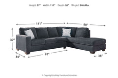 Altari 2-Piece Sectional with Chaise - 87213S2