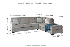 Altari 2-Piece Sectional with Chaise - 87214S2