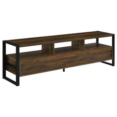 James 3-drawer Engineered Wood 71" TV Stand Dark Pine - 704283