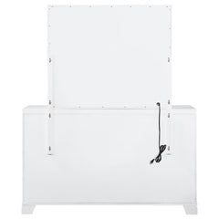 Eleanor 6-drawer Dresser with Mirror White - 223563M