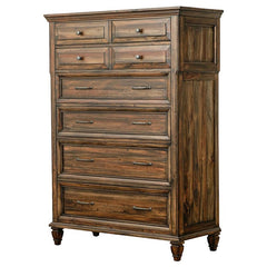 Avenue 8-drawer Bedroom Chest Weathered Burnished Brown - 223035