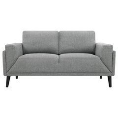 Rilynn Upholstered Track Arm Loveseat Grey - 509525