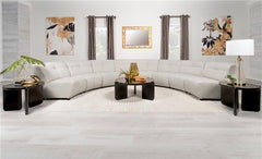 Charlotte 8-piece Upholstered Modular Sectional Sofa Ivory - 551300