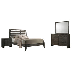 Serenity 4-piece Queen Bedroom Set Mod Grey - 215841Q-S4