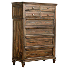 Avenue 8-drawer Bedroom Chest Weathered Burnished Brown - 223035