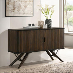 Wes 2-door Rectangular Server Dark Walnut - 115275