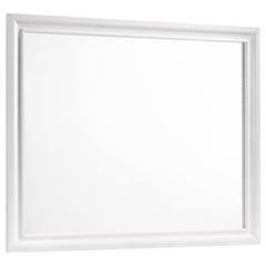 Barzini Rectangle Dresser Mirror White - 205894