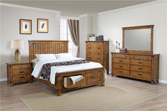Brenner 5-piece California King Bedroom Set Rustic Honey - 205260KW-S5