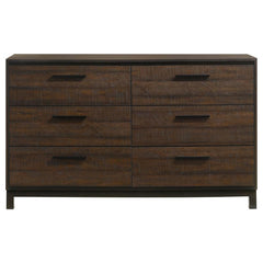 Edmonton 4-piece California King Bedroom Set Rustic Tobacco - 204351KW-S4