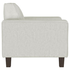 Deerhurst 3-piece Upholstered Track Arm Sofa Set Beige - 509647-S3