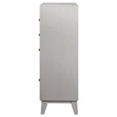 Leighton 5-drawer Bedroom Chest Metallic Mercury - 204925