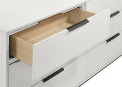 Sonora 6-drawer Dresser with Mirror White - 224863M