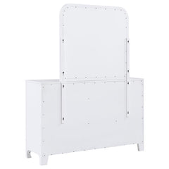 Anastasia 6-drawer Dresser with Mirror Pearl White - 224753M