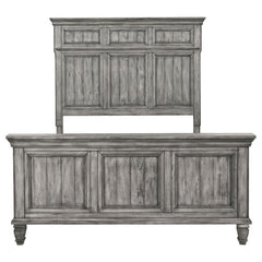 Avenue Wood Queen Panel Bed Weathered Grey - 224031Q