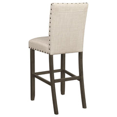 Ralland Upholstered Bar Stools with Nailhead Trim Beige (Set of 2) - 193139