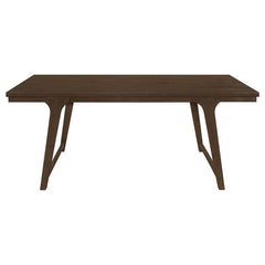 Reynolds 7-piece Rectangular Dining Table Set Brown Oak - 107591-S7