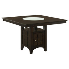 Gabriel 7-piece Square Counter Height Dining Set Cappuccino - 100438-S7A