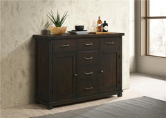 Calandra 2-door Rectangle Server Vintage Java - 192955