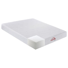 Key 10" California King Memory Foam Mattress White - 350064KW
