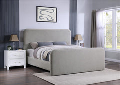 Wren Upholstered Eastern King Panel Bed Grey - 302052KE