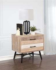 Marlow 2-drawer Nightstand Rough Sawn Multi - 215762