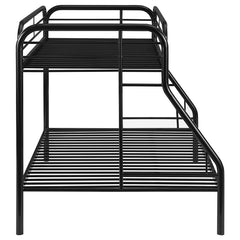 Morgan Metal Twin Over Full Bunk Bed Black - 2258K