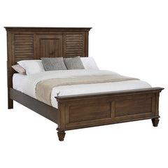 Franco Wood California King Panel Bed Burnished Oak - 200971KW