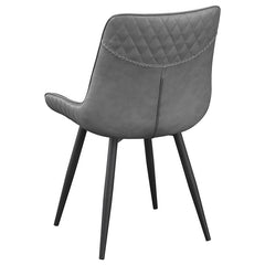 Brassie Upholstered Side Chairs Grey (Set of 2) - 110272