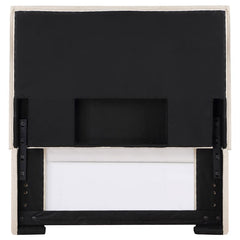 Izzy Upholstered Twin Panel Headboard Sand - 315985T
