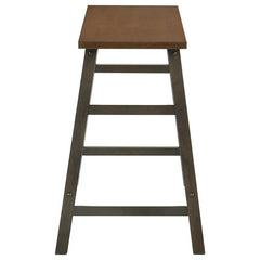 Connie 4-piece Counter Height Set Chestnut and Dark Brown - 192090