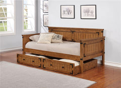 Oakdale Wood Twin Daybed Rustic Honey - 300675