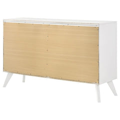 Janelle 6-drawer Dresser White - 223653
