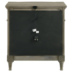 Alderwood 3-drawer Nightstand French Grey - 223122