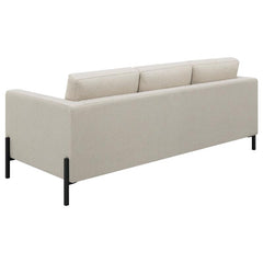 Tilly 3-piece Upholstered Track Arm Sofa Set Oatmeal - 509901-S3