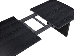 Brookmead 5-piece Rectangular Dining Set with 18" Removable Extension Leaf Black - 108231-S5