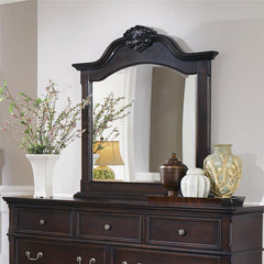 Cambridge Carved Dresser Mirror Cappuccino - 203194