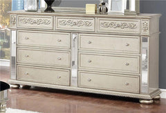 Heidi 9-drawer Dresser Metallic Platinum - 222733