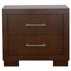 Jessica 5-piece Queen LED Bedroom Set Cappuccino - 200711Q-S5P