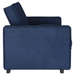 Gretchen Upholstered Convertible Sleeper Sofa Bed Navy Blue - 360240