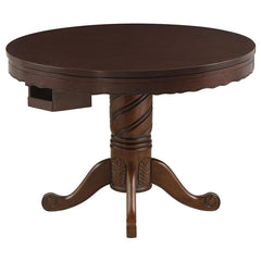 Turk 5-piece Game Table Set Tobacco and Black - 100871-S5