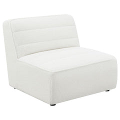 Sunny Upholstered Armless Chair Natural - 551621
