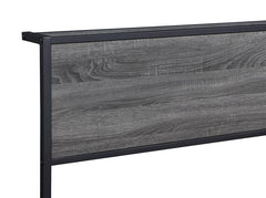Ricky Metal Twin Panel Bed Grey - 302143T