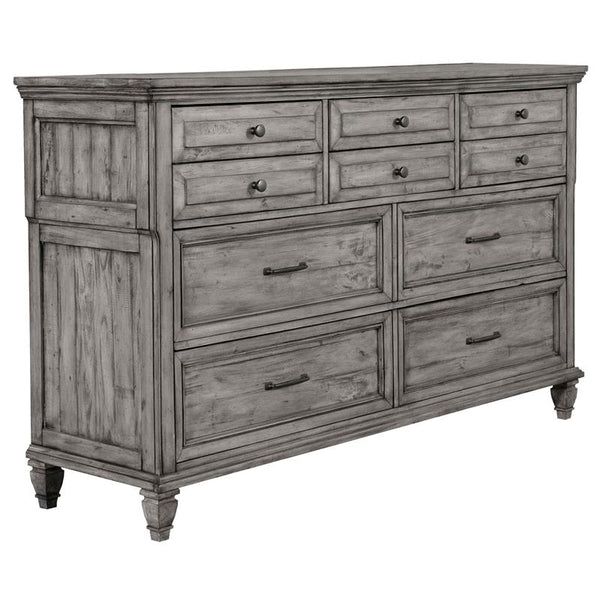 Avenue 8-drawer Dresser Weathered Grey - 224033