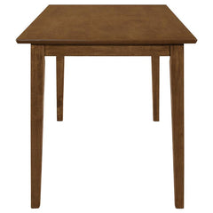 Robles 5-piece Dining Set Chestnut and Tan - 150430