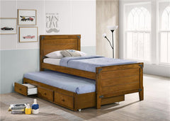 Granger Wood Twin Storage Captains Bed Rustic Honey - 461371T
