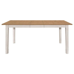 Kirby 7-piece Dining Set Natural and Rustic Off White - 192691-S7