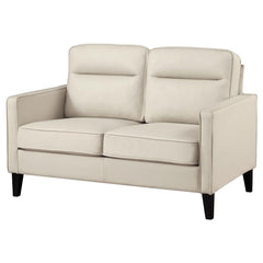 Jonah Upholstered Track Arm Loveseat Ivory - 509652