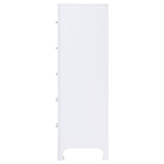 Anastasia 5-drawer Bedroom Chest Pearl White - 224755