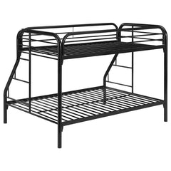 Morgan Metal Twin Over Full Bunk Bed Black - 2258K